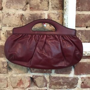 Cole Hahn Burgundy Handbag